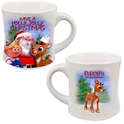 Rudolph Have a Holly Jolly Christmas 12 oz. Fluted Mug